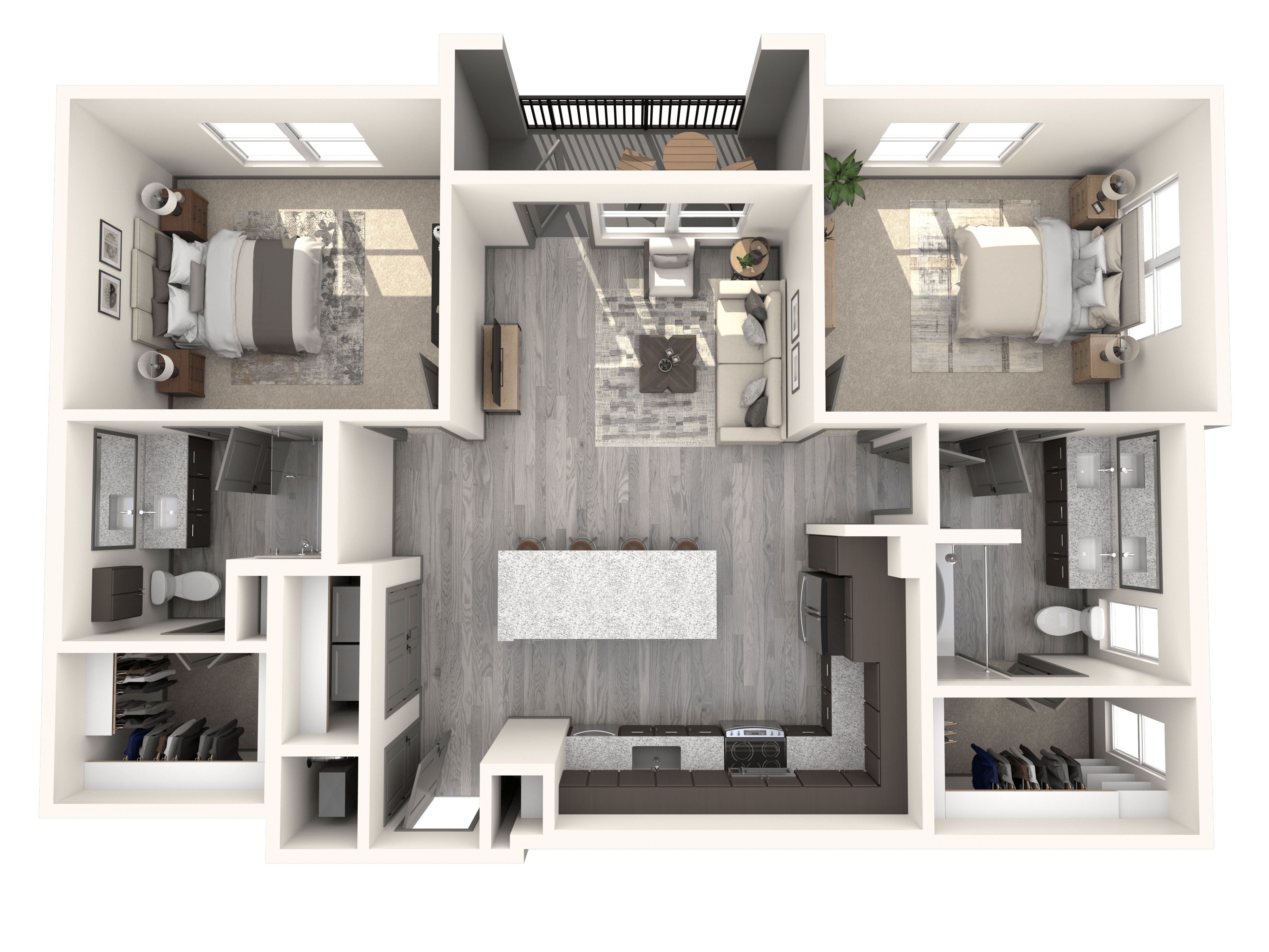 B 1.0 floor plan